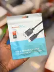 Porodo Blue USB-A to Type-C Cable 1.2M, 480Mbps - 1