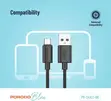 Porodo Blue USB-A to Type-C Cable 1.2M, 480Mbps - 2