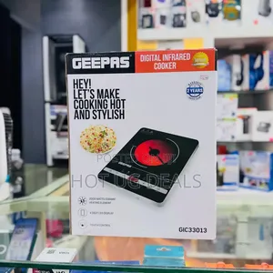 Geepas GIC33013 Single Burner Electric Infrared Cooker - 2000W