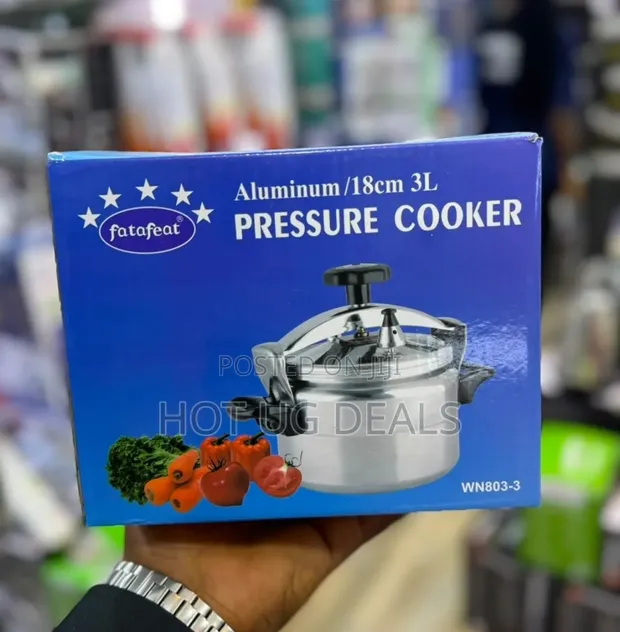 3L Aluminum Non-Electric Pressure Cooker (18cm) - 1