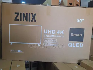 Brand New 50" Zinix UHD 4K Smart QLED TV