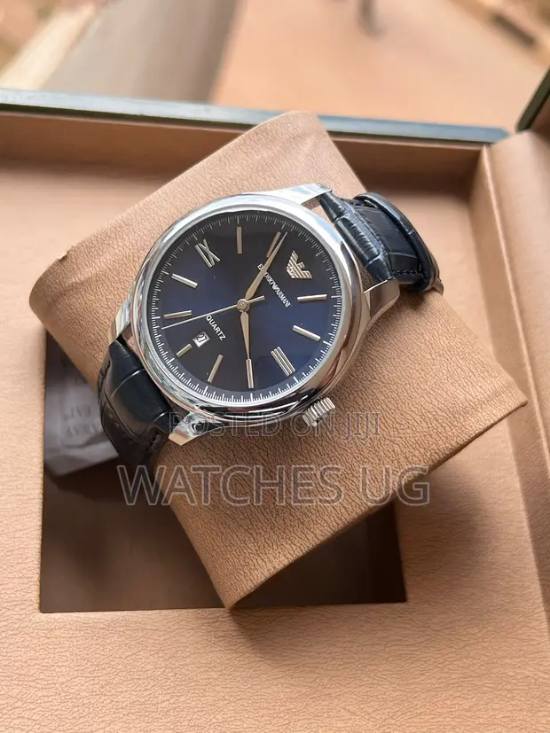 Emporio Armani Watch - Blue Leather - 1