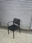 Brand New Stackable Plastic Chairs with Armrests - 3