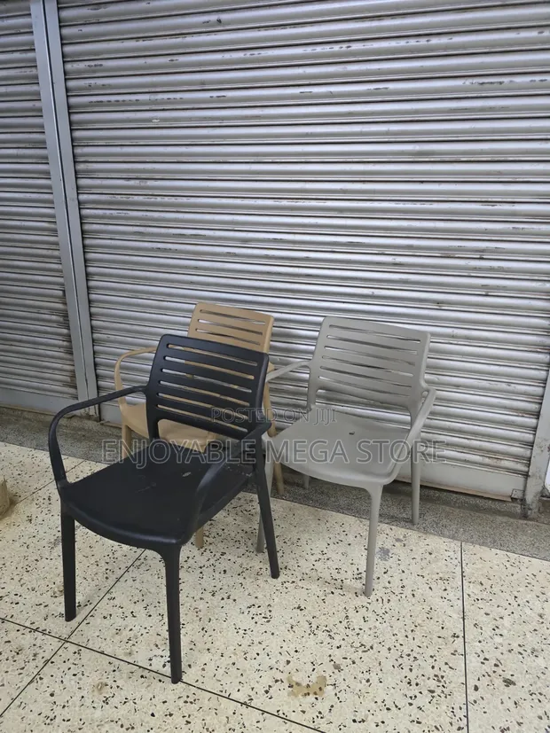 Brand New Advanced Plastic Chairs with Armrests - 1