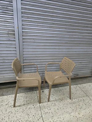 Stackable Breathable Plastic Chairs with Armrests