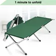 Professional Folding Camp Bed - Green - 2