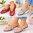 Mesh Mary Jane Flat Fish-Net Shoe - 3