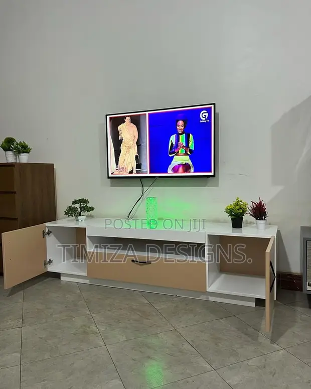 5 Feet Wooden TV Stand - 1