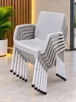 All Size Steel Legs Plastic Chairs - 1