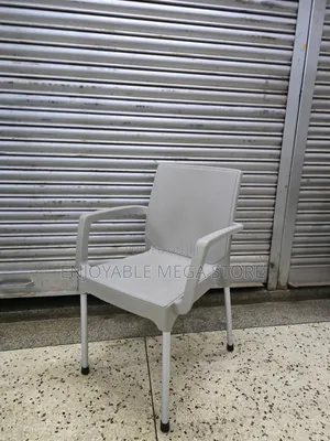 Executive Outdoor Plastic Chairs with Armrests
