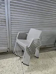 Executive Outdoor Plastic Chairs with Armrests - 5