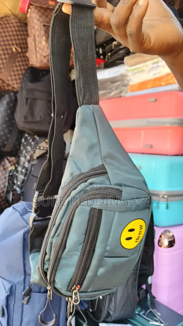Green Drew Waist Bag - 1