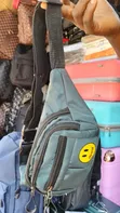 Green Drew Waist Bag - 1
