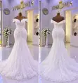 White Mermaid Wedding Dress for Hire - 1