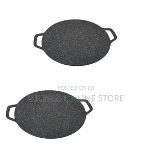 Non-Stick Korean BBQ Grill Pan with Medical Stone Finish