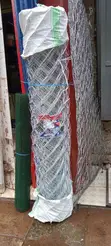 Galvanized Chain-Link Fence Wire Mesh (6ft x 50ft, 3mm) - 1