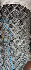 Galvanized Chain-Link Fence Wire Mesh (6ft x 50ft, 3mm) - 2