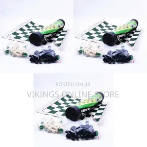 Portable Tournament Chess Set - Roll-Up Vinyl Mat