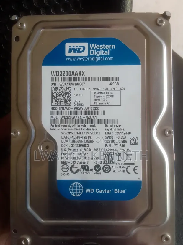 Western Digital 320GB Hard Disk Drive - 1