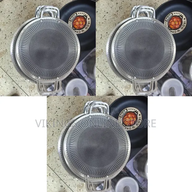 Stainless Steel Honeycomb Laser-Coated Tawa - 1