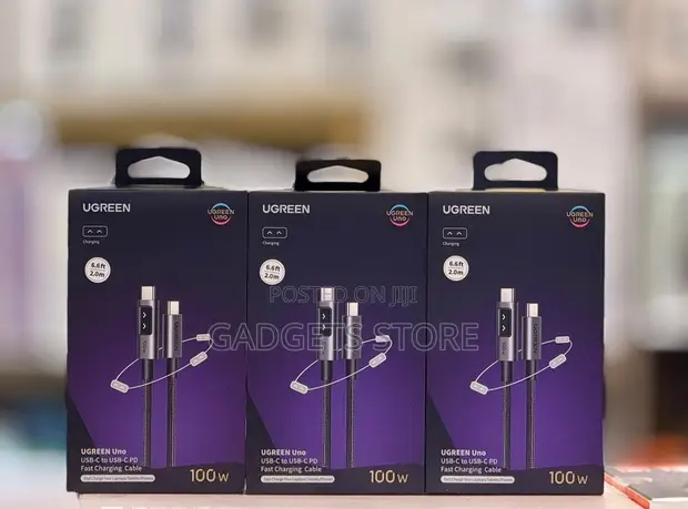 UGREEN Uno USB-C to USB-C 100W Fast Charging Cable 2m - 1