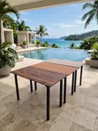 Modern Wooden Foldable Table for Office/Dining/Restaurant - 2