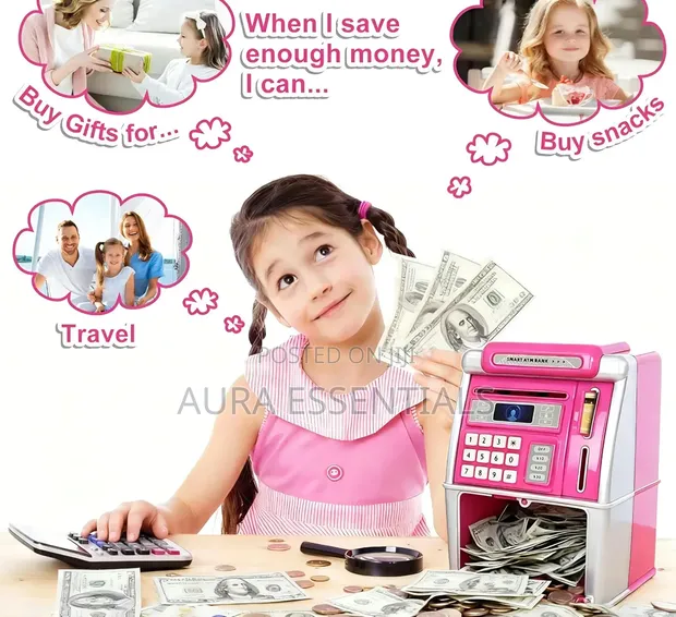 Kids Smart Interactive ATM Money Saving Box - 1