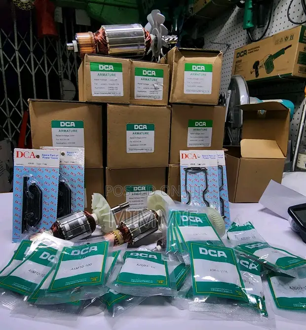 DCA Armatures and Brushes for Grinders, Drills, Circular Saws - 1