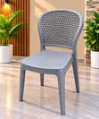 Brand New Grey Stackable Plastic Chair - 2