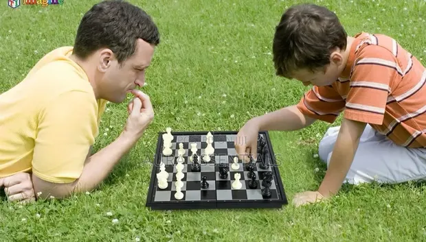 Magnetic Chess Board Game - Portable Travel Set - 1