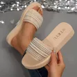LOTEYU Pearl Beaded Flat Slides - 2