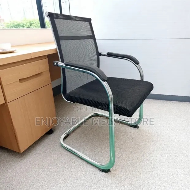 Brand New Curved Stand Office Chairs - 1