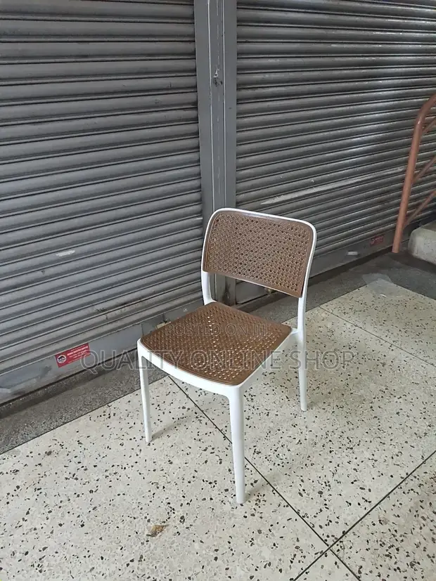 Worldly Mesh Backrest Plastic Chairs - 1