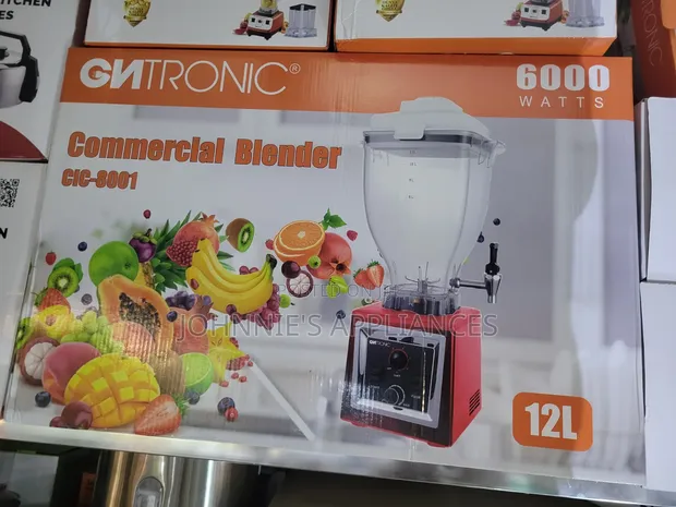Citronic CIC-8001 Commercial Blender - 12L, 6000W - 1