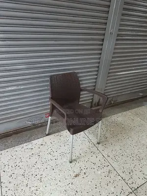 Imported Stacking Plastic Chairs - Brown
