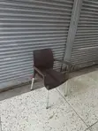 Imported Stacking Plastic Chairs - Brown - 1