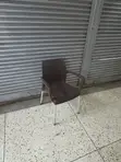 Imported Stacking Plastic Chairs - Brown - 3