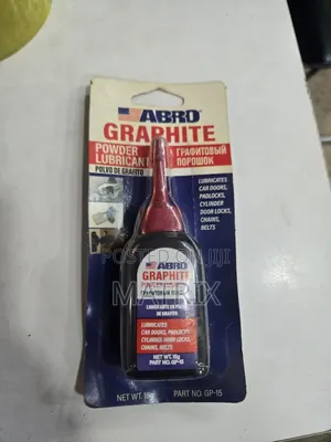 ABRO Graphite Powder Lubricant - All-Purpose Dry Lubricant