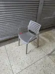 Ladder Back Plastic Chairs - 2