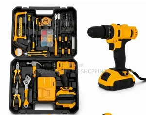 Complete 21V Cordless Drill Hand Tool Kit - Professional Set