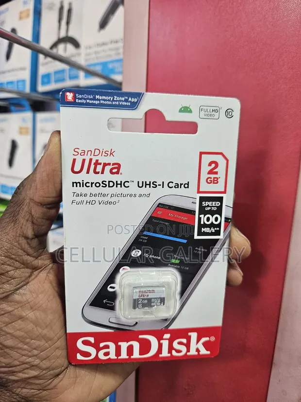 Sandisk Ultra 2GB microSDHC Memory Card - 1