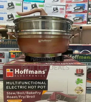 Hoffman HM-3031 Multifunctional Electric Hot Pot With Steamer 8L
