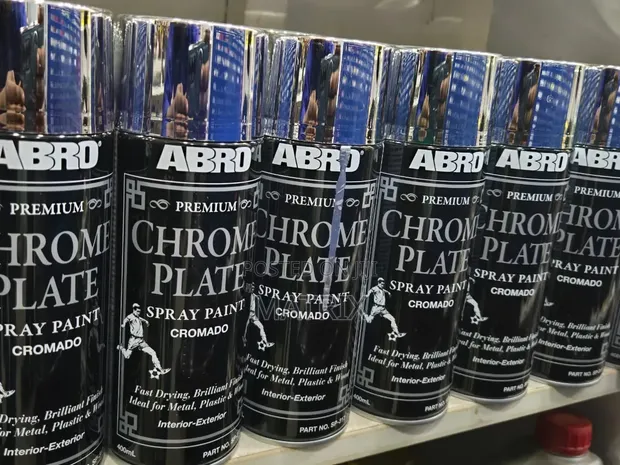 Abro Premium Chrome Plate Spray Paint - 1