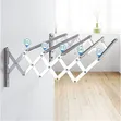 Wall-Mounted Retractable Clothes Drying Rack - 2