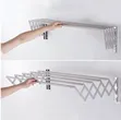 Wall-Mounted Retractable Clothes Drying Rack - 5