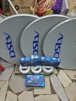 DStv Complete Installation Kit: Dish, HD Decoder, LNB, Cable - 4