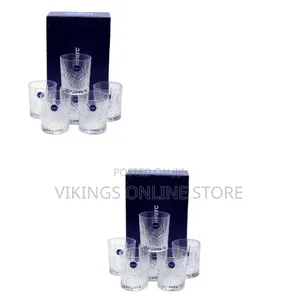 Set of 6 Clear Glass Tumblers