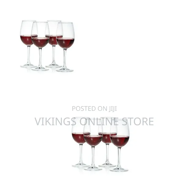 Luminarc Clear Glass Red Wine Glasses (4 Pieces) - 1