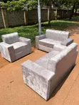 5-Seater Sofa Set - Green Fabric - 2