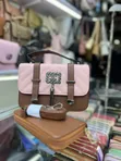 Structured Handbag in Multicolor - 4
